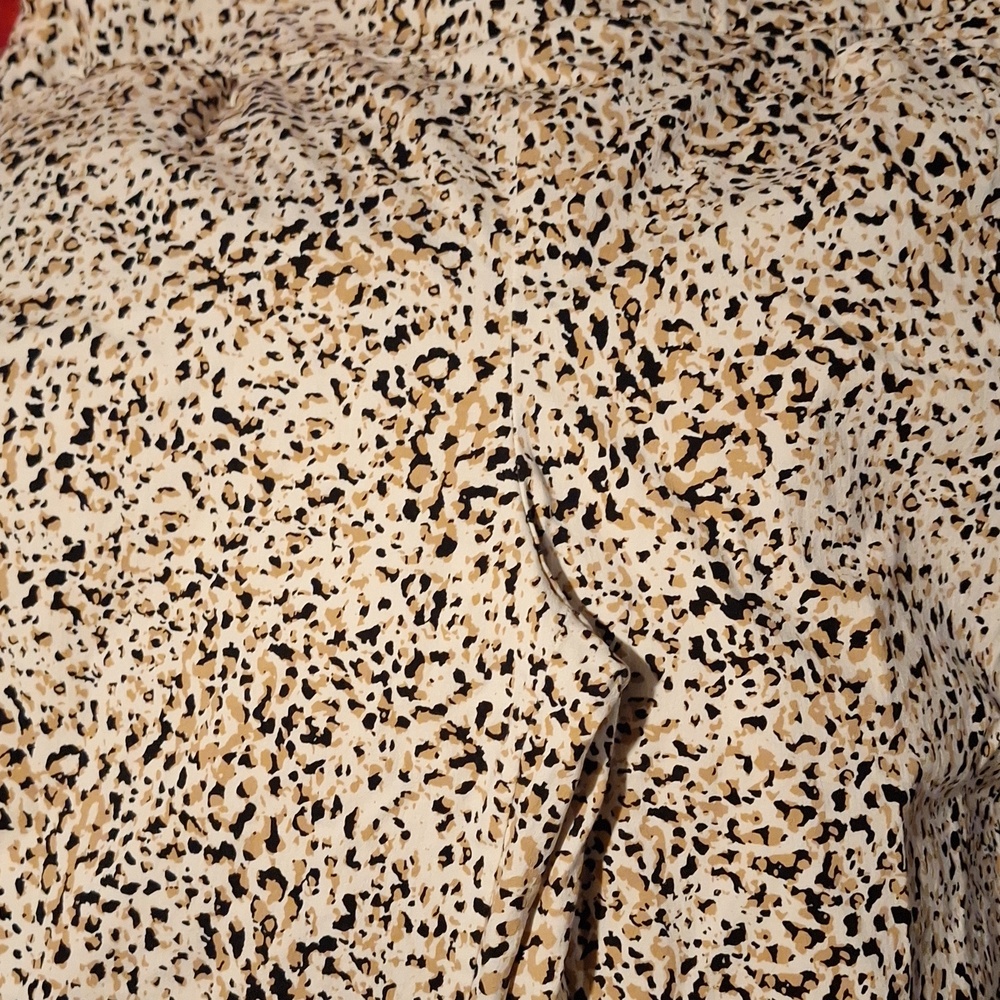 Leopard Print High-Waist Pants - Neutral Animal Print